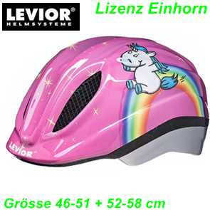 Helm LEVIOR Primo Lizenz Einhorn Grsse S M 46-51 52-58 cm 280 gr. Ersatzteile Balsthal