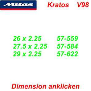 Mitas Rubena Pneu Reifen Profil Kratos V98