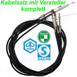 Mofa Kabelsatz mit Stellschraube Puch Maxi schwarz Teile Ersatzteile Parts Shop kaufen Schweiz