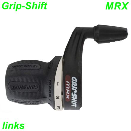 Drehgriffschalter MRX Grip Shift 3fach links komplett Fahrrad Velo Bike Ersatzteile
