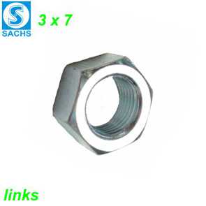 Achsmutter M10.5 x 1 x 10 mm Sachs 3x7 Fahrrad Velo Bike Ersatzteile