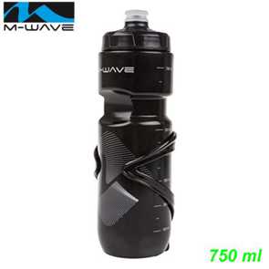 Bidon Trinkflasche 750 ml Plastik schwarz M-Wave Mountain Bike Fahrrad Velo Shop kaufen Schweiz