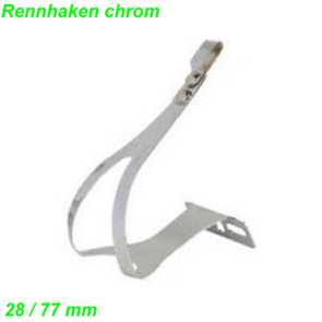 Rennhaken chrom Bef. 77 mm per Paar Ersatzteile Shop kaufen Schweiz E- Mountain Bike Fahrrad Velo