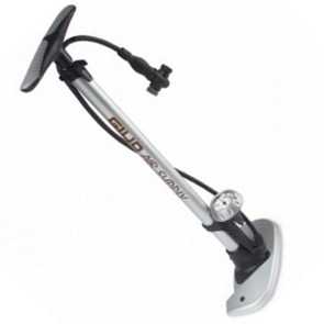 Standpunpe Giyo silber mit Manometer E-Bike Fahrrad Velo Ersatzteile Shop
