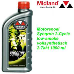 MIDLAND 2-Taktoel Motorcycle Synqron low-smoke vollsynthetisch 1000 ml Ersatzteile Shop kaufen bestellen Balsthal Schweiz