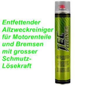Bremsreiniger TEC Cleaner 750 ml stark entfettender Allzweckreiniger Ersatzteile Balsthal