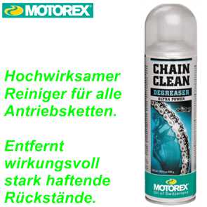 Kettenreiniger Chain Clean Spray 500 ml Ersatzteile Balsthal