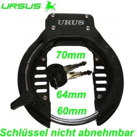 INCIRCA Rahmenschloss schwarz Schlüssel abziehbar E- Bike Mountainbike Fahrrad Velo Shop kaufen Schweiz