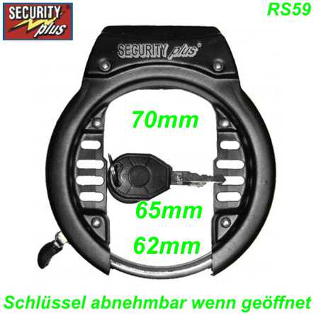 Security Plus Rahmenbügelschloss XXL E- Bike Mountainbike Fahrrad Velo Shop kaufen Schweiz