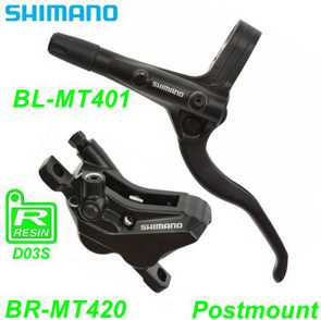 Shimano Scheibenbremsset BR-MT420 BL-MT401 E- Mountain Bike Fahrrad Velo Ersatzteile Shop kaufen bestellen Balsthal Schweiz