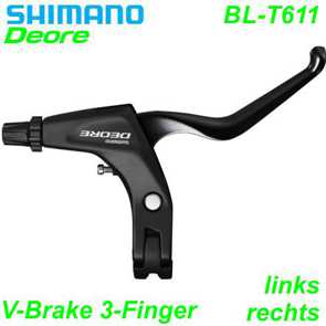 Shimano Bremshebel rechts 3 Finger BL-T611 E- Mountain Bike Fahrrad Velo Ersatzteile Shop kaufen bestellen Balsthal Schweiz