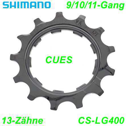 Shimano Kassettenritzel 9-G. 10-G. 11-G. CS-LG400 13 Zhne Y0RG9802T Ersatzteile Balsthal