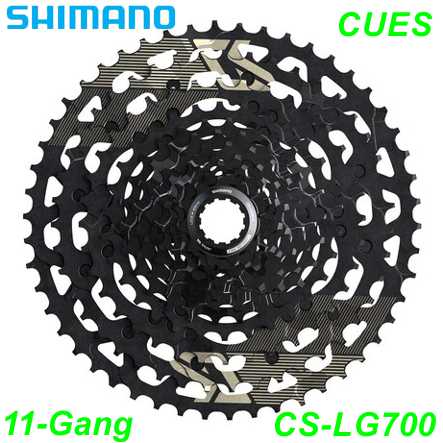 Shimano Kassette 11-G. CS-LG700 CUES 11-45 11-50 Zhne Linkglide Ersatzteile Balsthal
