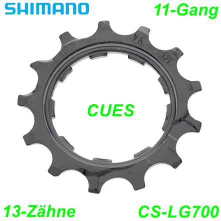 Shimano Kassettenritzel 11-G. CS-LG700 13 Zhne Y0RF9801T Ersatzteile Balsthal