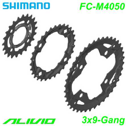 Shimano Kettenblatt 3x9 FC-M4050 Fahrrad Velo E-Bike Ersatzteile
