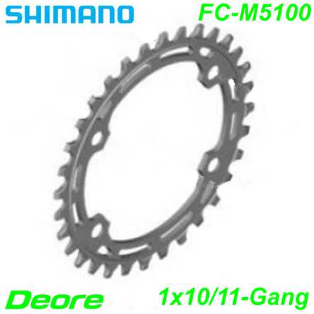 Shimano Kettenblatt FC-M5100 1x10/11 Fahrrad Velo E-Bike Ersatzteile