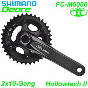 Shimano Kettenradgarnitur Hollowtech II FC-M6000-2 Ersatzteile Shop Schweiz