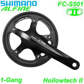 Shimano Kettenradgarnitur Hollowtech II FC-S501 schwarz Ersatzteile Shop Schweiz