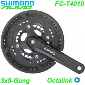 Shimano Kettenradgarnitur Octalink FC-T4010 schwarz Ersatzteile Shop Schweiz