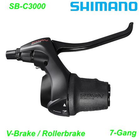Shimano Brems Schalthebel SB-C3000 rechts 7-G Nexus Revoshift Rollerbrake CJ-NX40 E- Mountain Bike Fahrrad Velo Ersatzteile Shop kaufen Schweiz