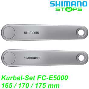 Shimano Steps FC-E5000 Kurbel silber Ersatzteile Shop Schweiz