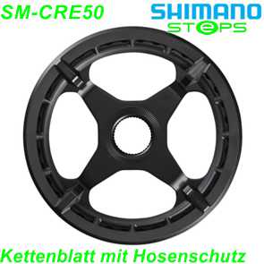 Shimano Steps SM-CRE50-11 Kettenblatt mit Hosenschutz schwarz Ersatzteile Shop Schweiz