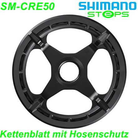 Shimano Steps SM-CRE50-11 Kettenblatt mit Hosenschutz schwarz Ersatzteile Shop Schweiz