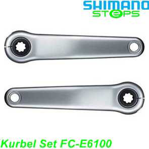 Shimano Steps FC-E6100 Kurbel silber Ersatzteile kaufen Shop Balsthal Solothurn Schweiz