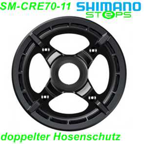 Shimano Steps Kettenblatt SM-CRE70-11 38 Zähne 50 KL dopp. HS m/Aufnahme schwarz Ersatzteile Balsthal