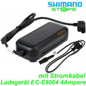 Shimano Steps Ladegerät EC-E8004 4 - 4.6 Ampere mit Stromkabel Ersatzteile Balsthal