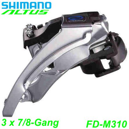 Shimano Umwerfer Zentralwechsel 3 x 7/8-Gang FD-M310 E- Mountainbike Fahrrad Velo Ersatzteile Shop Schweiz