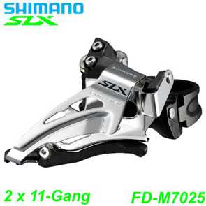 Shimano Umwerfer SLX FD-M7025-L 2 x 11-Gang Elektro E- Bike Mountainbike Fahrrad Velo Ersatzteile Shop Jeker Balsthal Schweiz