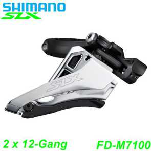 Shimano Umwerfer 2x12-G. FD-M7100-M SLX Do-Sw Fr-Pu E- Mountainbike Fahrrad Velo Ersatzteile Shop Jeker Balsthal Schweiz