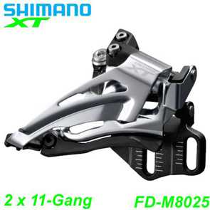 Shimano Umwerfer Deore XT FD-M8025-E 2 x 11-Gang Elektro E- Bike Mountainbike Fahrrad Velo Ersatzteile Shop Jeker Balsthal Schweiz