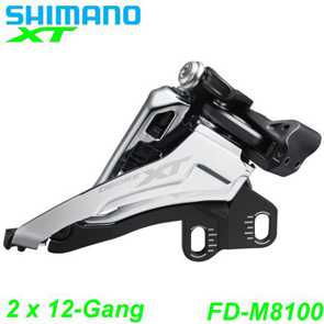 Shimano Umwerfer 2x12-G. FD-M8100-E XT Do-Sw Fr-Pu E- Mountainbike Fahrrad Velo Ersatzteile Shop Jeker Balsthal Schweiz