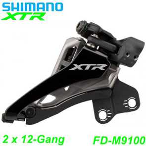 Shimano Umwerfer 2x12-G. FD-M9100-E XTR Do-Sw Fr-Pu E- Mountainbike Fahrrad Velo Ersatzteile Shop Jeker Balsthal Schweiz